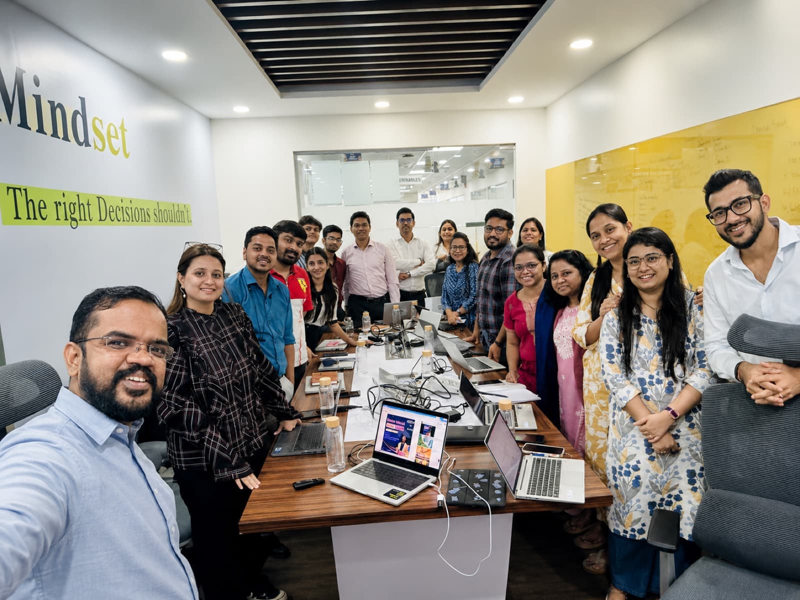 Synottic team working through an enterprise AI enablement session