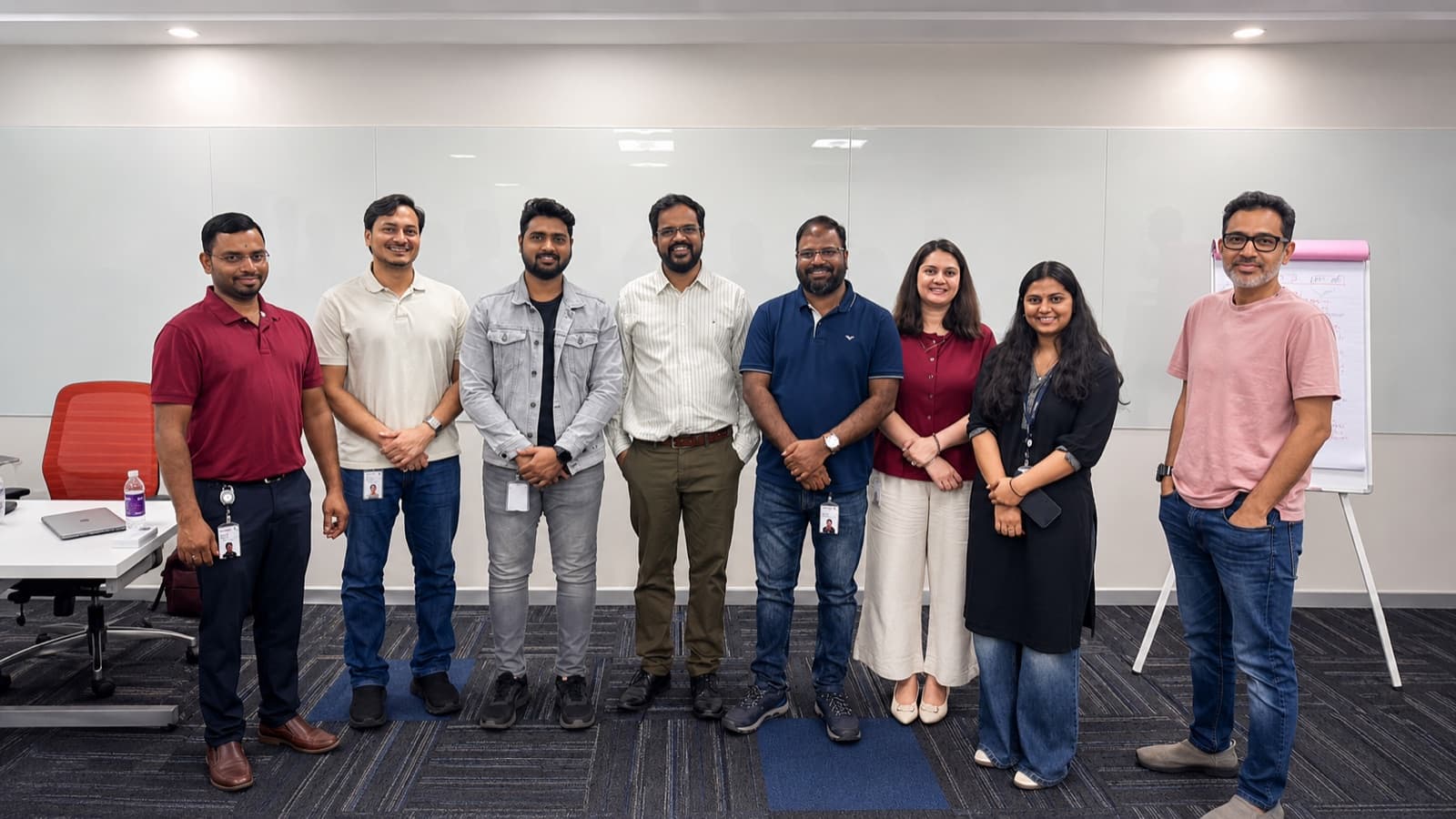 HR leadership team gathered after a Synottic AI capability workshop